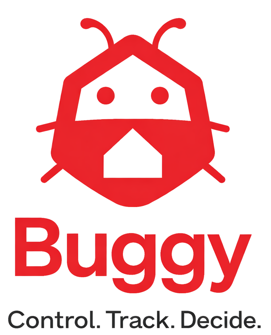 Buggy — Control. Track. Decide.